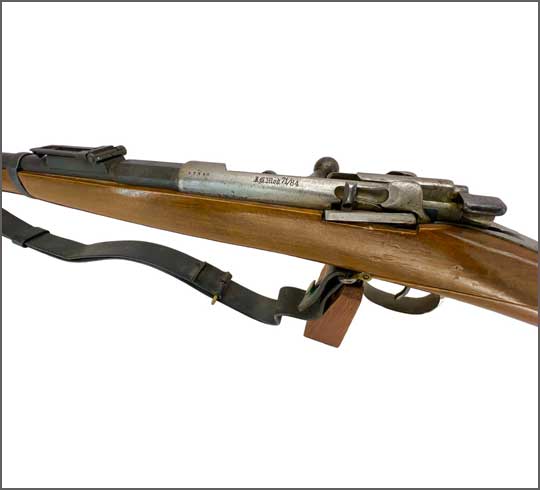 Mauser 71/84 rifle close-up